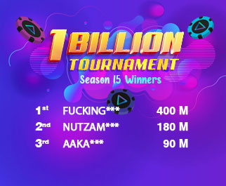 1 Billion Tournament Season 15 Winners